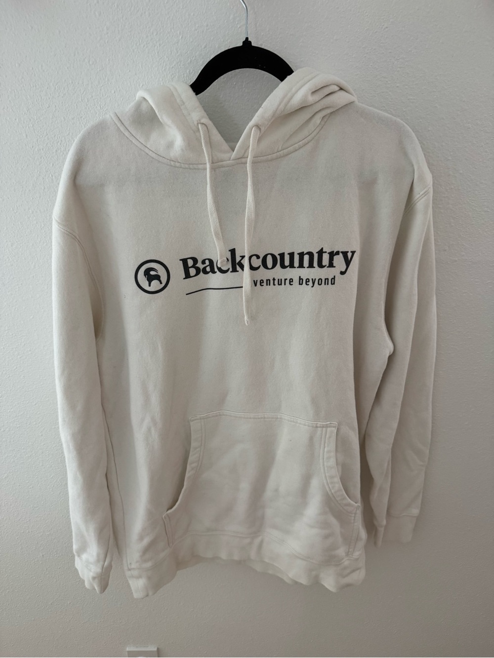 Men's white backcountry Logo Hoodie